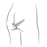 ROMP - AMP PERLES ANALES EN SILICONE FLEXIBLE VIOLETTES 12,5 CM ROMP