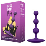 ROMP - AMP PERLES ANALES EN SILICONE FLEXIBLE VIOLETTES 12,5 CM ROMP