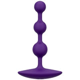 ROMP - AMP PERLES ANALES EN SILICONE FLEXIBLE VIOLETTES 12,5 CM ROMP