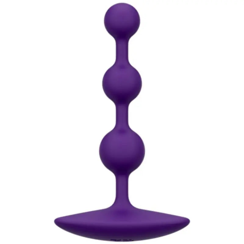 ROMP - AMP PERLES ANALES EN SILICONE FLEXIBLE VIOLETTES 12,5 CM ROMP