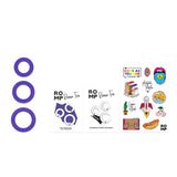 ROMP - REMIX TRIO ENSEMBLE DE 3 ANNEAUX PÉNIS EN SILICONE VIOLETTES ROMP
