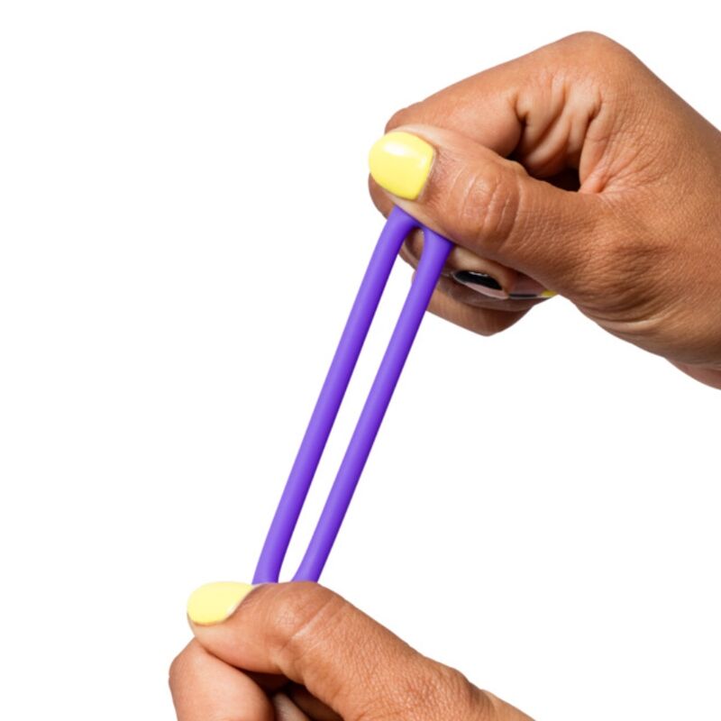 ROMP - REMIX TRIO ENSEMBLE DE 3 ANNEAUX PÉNIS EN SILICONE VIOLETTES ROMP