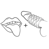 ROMP - MOSH MASTURBATEUR MÂLE TRANSPARENT AVEC GAINE RÉVERSIBLE DE 6 CM ROMP