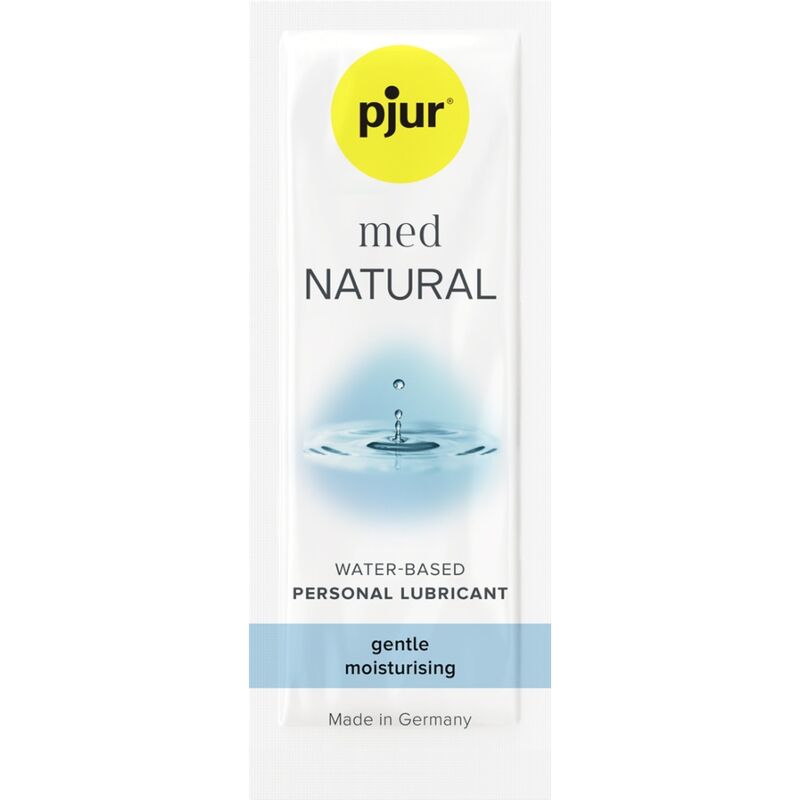PJUR - MED LUBRIFIANT NATUREL  BASE EAU 2 ML PJUR