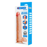 PRETTY LOVE - DANY GODEMICHET RÉALISTE FLEXIBLE AVEC VENTOUSE 36 CM -Ø- 5,6 CM DILDOS