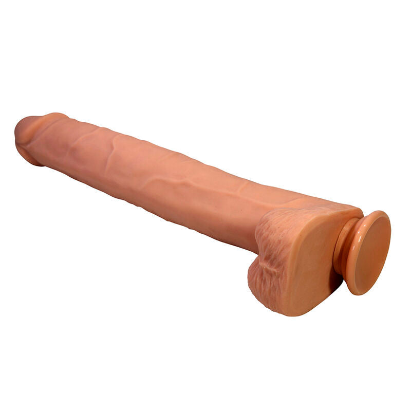 PRETTY LOVE - PAT GODEMICHET RÉALISTE FLEXIBLE AVEC VENTOUSE 40 CM -Ø- 6 CM DILDOS