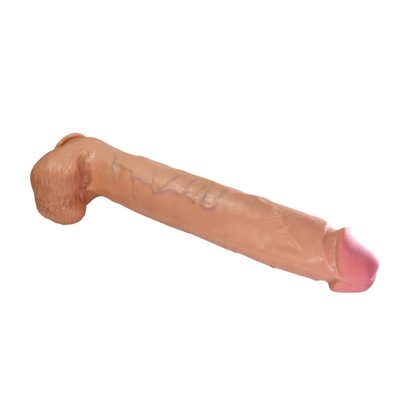 PRETTY LOVE - RAEL GODEMICHET RÉALISTE FLEXIBLE AVEC VENTOUSE 40 CM -Ø- 6 CM MARRON DILDOS