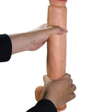 PRETTY LOVE - RAEL GODEMICHET RÉALISTE FLEXIBLE AVEC VENTOUSE 40 CM -Ø- 6 CM MARRON DILDOS