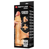 PRETTY LOVE - RAEL GODEMICHET RÉALISTE FLEXIBLE AVEC VENTOUSE 40 CM -Ø- 6 CM MARRON DILDOS