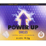 WUG Power Up - Chewing-gum énergisant pour la concentration et l'endurance - Plaquette thermoformée de 8 unités WUG GUM