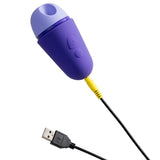 ROMP - STIMULATEUR CLITORIAL GRATUIT AVEC COUVERCLE, 10 NIVEAUX, RECHARGEABLE, VIOLET ROMP