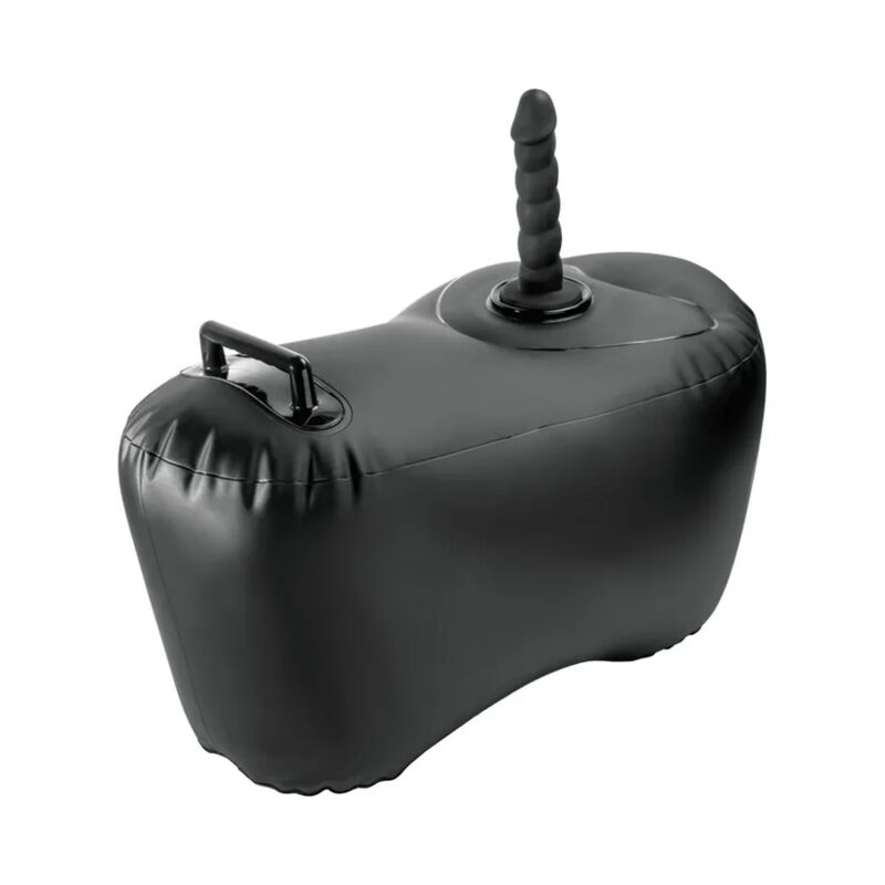 FETISH FANTASY SERIES - BODY DOCK SIÈGE GONFLABLE AVEC GODEMICHET 69,2 CM NOIR FETISH FANTASY SERIES