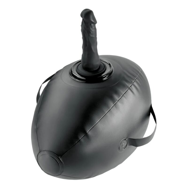 FETISH FANTASY SERIES - BODY DOCK BOULE GONFLABLE AVEC GODEMICHET NOIR 41,9 CM FETISH FANTASY SERIES