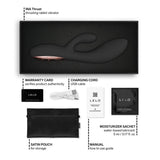 LELO - INA THRUST RABBIT VIBRATEUR À POUSSÉE NOIR LELO