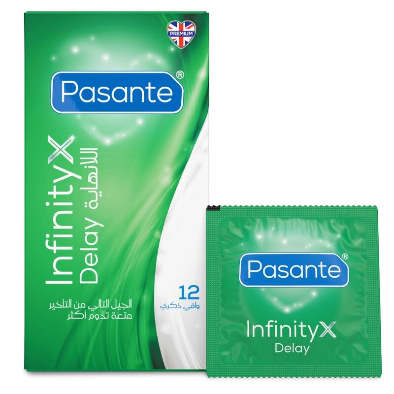 PASANTE - PRÉSERVATIFS DELAY INFINITY 12 UNITÉS PASANTE