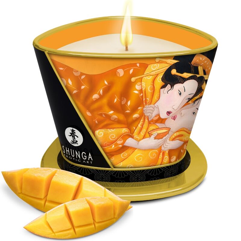 SHUNGA - BOUGIE DE MASSAGE MANGUE 170 ML SHUNGA CANDLES