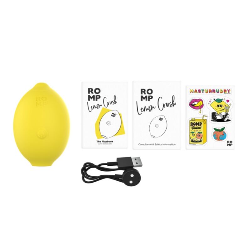 ROMP - LEMON CRUSH PLEASURE AIR STIMULATEUR CLITORIAL JAUNE ROMP