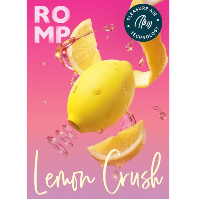 ROMP - LEMON CRUSH PLEASURE AIR STIMULATEUR CLITORIAL JAUNE ROMP