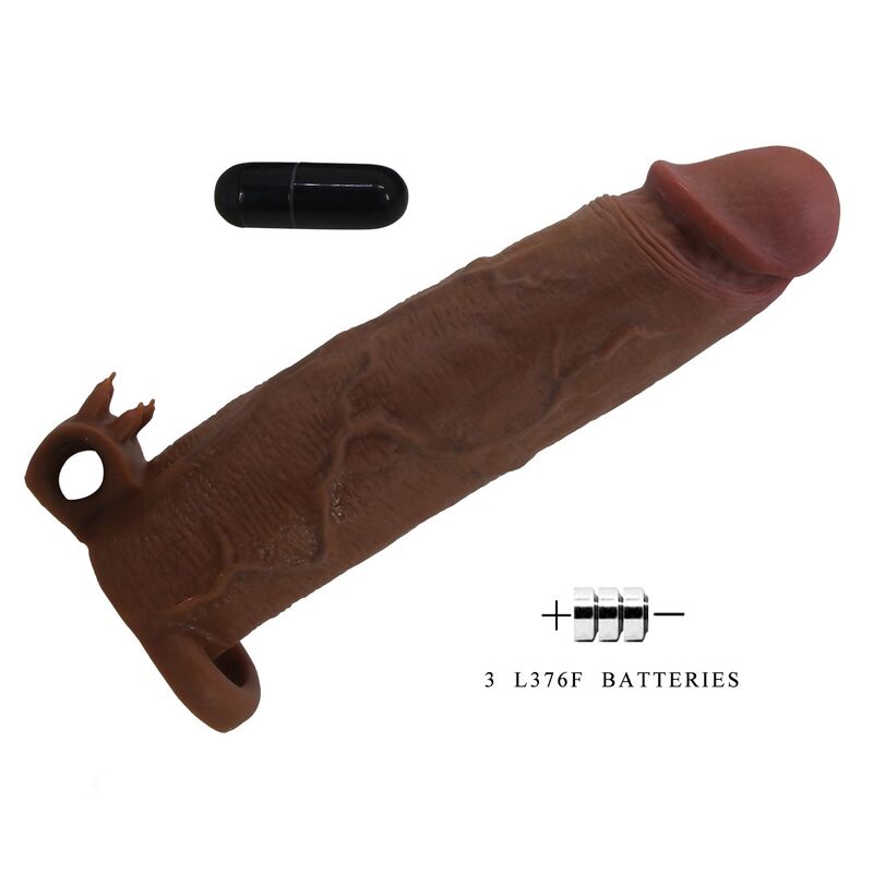 PRETTY LOVE - XERXES MANCHON PÉNIS VIBRANT 22 CM Ø 4,5 CM MARRON DILDOS