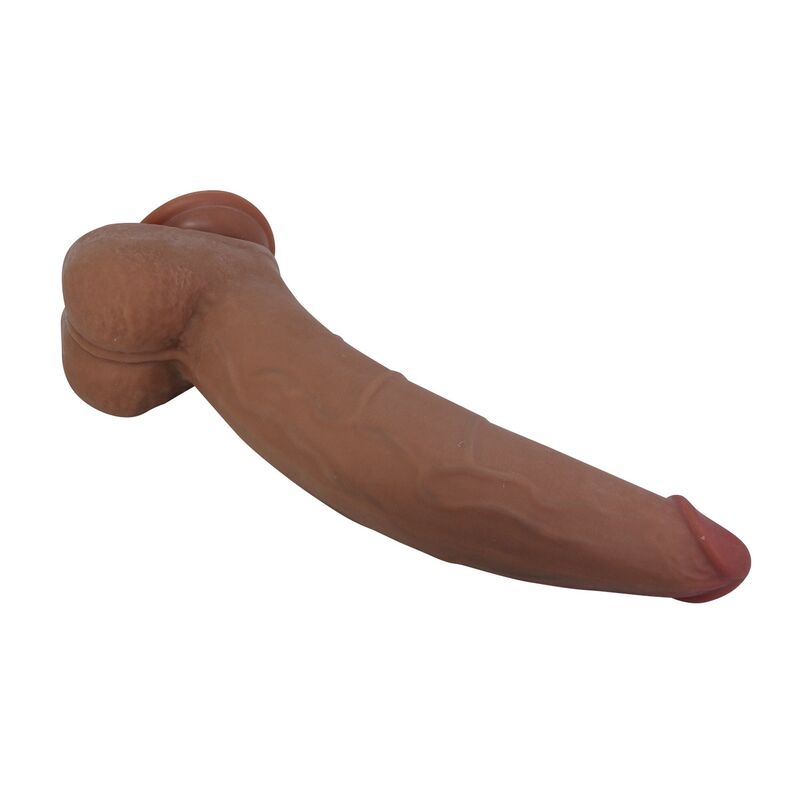 PRETTY LOVE - GODE FLEXIBLE RÉALISTE ULRIC 26 CM Ø 5,5 CM TPE MARRON DILDOS