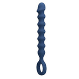 MR PLAY - PERLES ANALES EN SILICONE BLEU ET PLUG ANAL -Ø- 3,4 CM - 28,5 CM MR PLAY