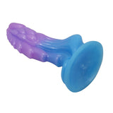 POWER MONSTERS - ATLANTIENS GODEMICHET RÉALISTE AVEC VENTOUSE 19 CM Ø 5 CM BLEU ET VIOLET POWER MONSTERS