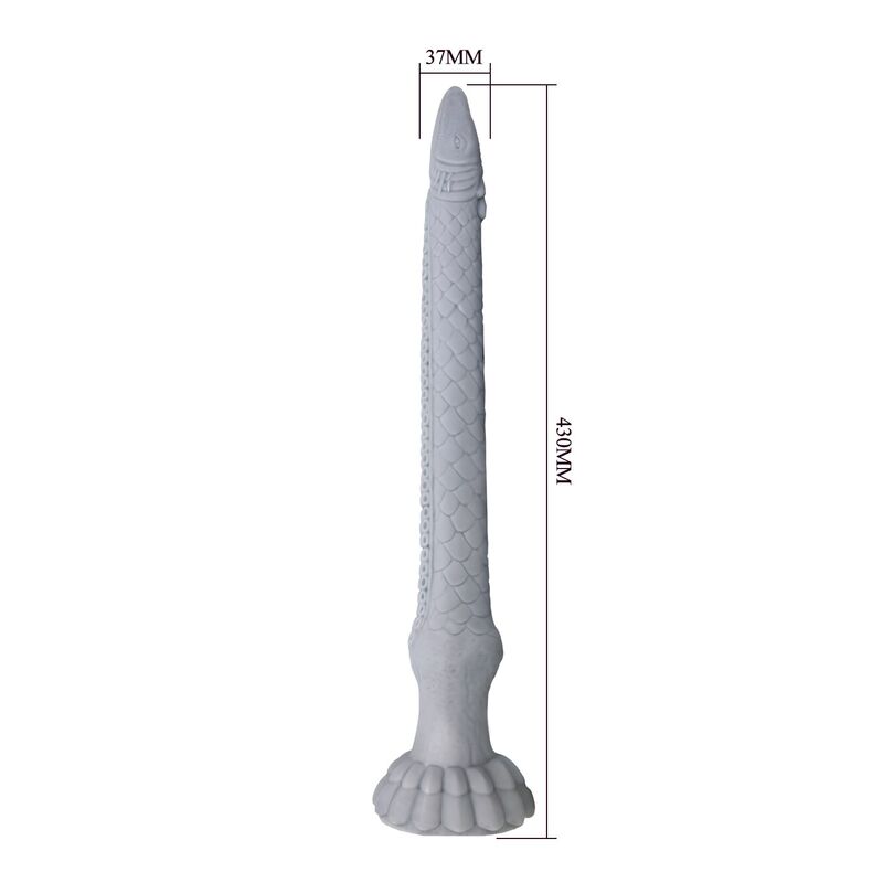 POWER MONSTERS - GODEMICHET EN SILICONE BASILISK FANTASY 43 CM Ø 5 CM POWER MONSTERS