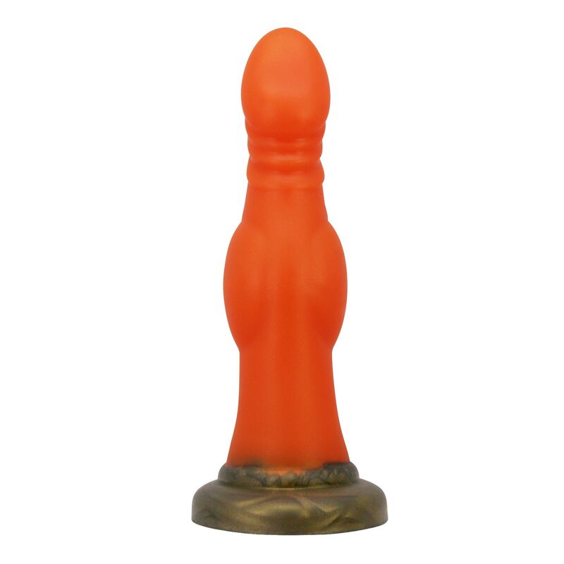 POWER MONSTERS - BLAZEHEART CHARGER FANTASY GODEMICHET EN SILICONE 18,5 CM Ø 4,5 CM POWER MONSTERS