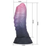 POWER MONSTERS - DREADFUL FIEND BICOLOR FANTASY GODEMICHET EN SILICONE 24 CM Ø 6 CM POWER MONSTERS