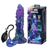 POWER MONSTERS - DUSKWAKER SENTINEL GONFLABLE TRICOLOR EN SILICONE, 23 CM Ø 5 CM POWER MONSTERS
