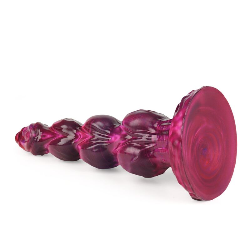 POWER MONSTERS - PRIMAL BEASTLORD GODEMICHET EN SILICONE TRANSLUCIDE ROSE FANTASTIQUE 26 CM Ø 5 CM POWER MONSTERS