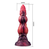 POWER MONSTERS - SAVAGE BEASTLORD TRICOLOR FANTASY GODEMICHET EN SILICONE 24 CM Ø 5 CM POWER MONSTERS