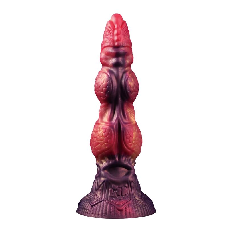 POWER MONSTERS - SAVAGE BEASTLORD TRICOLOR FANTASY GODEMICHET EN SILICONE 24 CM Ø 5 CM POWER MONSTERS