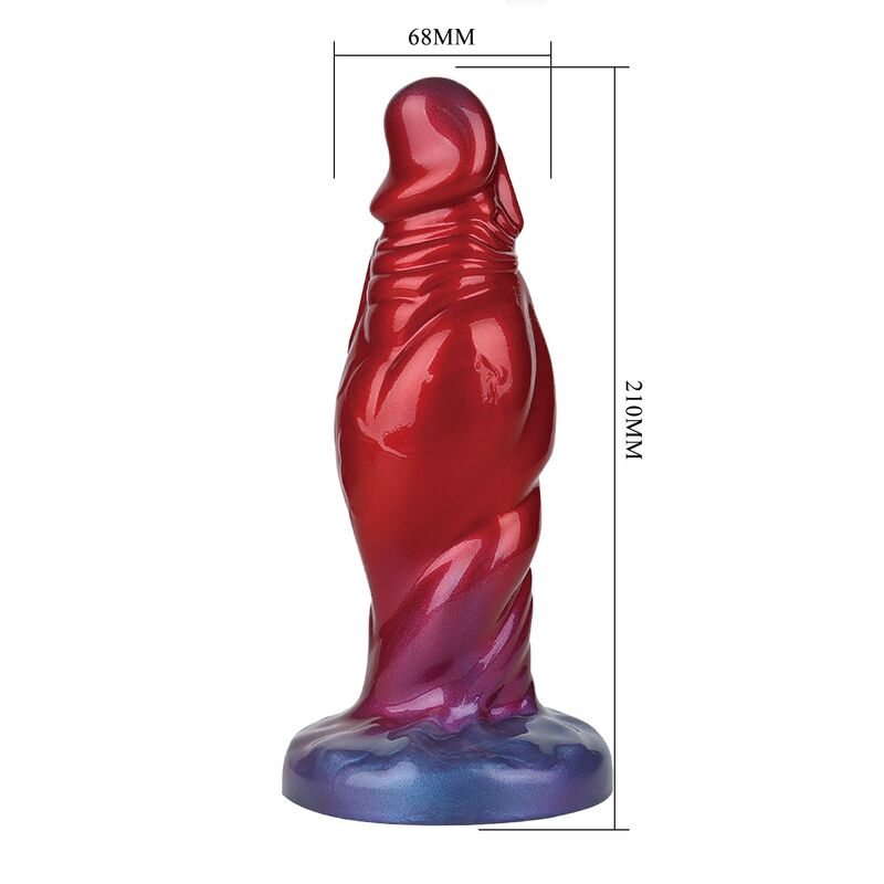 POWER MONSTERS - SHADOW BEHEMOTH GONFLABLE BICOLOR EN SILICONE FANTASY 22 CM Ø 5 CM POWER MONSTERS