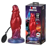 POWER MONSTERS - SHADOW BEHEMOTH GONFLABLE BICOLOR EN SILICONE FANTASY 22 CM Ø 5 CM POWER MONSTERS