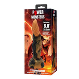 POWER MONSTERS - TYRANNOSAURE BICOLORE FANTASY GODEMICHET EN SILICONE 20,5 CM Ø 5 CM POWER MONSTERS
