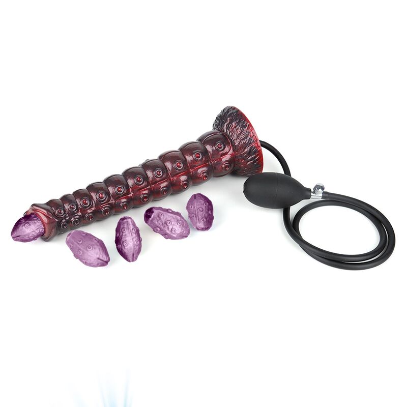 POWER MONSTERS - VOIDCLAW BRUTE GONFLABLE EN SILICONE BICOLOR 29 CM Ø 5,7 CM POWER MONSTERS