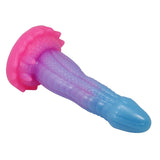 POWER MONSTERS - GODEMICHET FANTASY PYTHON DU VIDE AVEC VENTOUSE 20,5 CM Ø 5,2 CM BLEU, VIOLET ET ROSE POWER MONSTERS