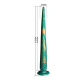 POWER MONSTERS - WILDWYRM TAIL BICOLOR FANTASY GODEMICHET EN SILICONE 47 CM Ø 4 CM POWER MONSTERS