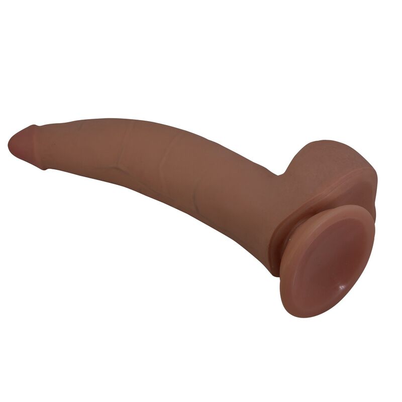 PRETTY LOVE - CUTHBERT GODEMICHET RÉALISTE ET FLEXIBLE 20 CM Ø 5 CM TPE MARRON DILDOS