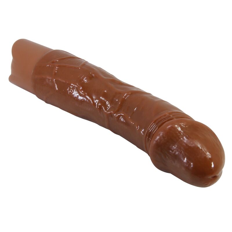 PRETTY LOVE - VIBRATEUR RÉALISTE DONALD 19,5 CM Ø 4 CM MARRON DILDOS