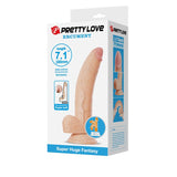 PRETTY LOVE - ELLCUMENT GODEMICHET RÉALISTE ET FLEXIBLE 18 CM Ø 4,5 CM TPE NATUREL DILDOS
