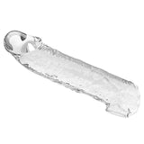 PRETTY LOVE - MANCHON D'EXTENSION DE PÉNIS AJUSTABLE 26 CM Ø 4 CM TRANSPARENT FOR HIM