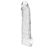 PRETTY LOVE - MANCHON D'EXTENSION DE PÉNIS AJUSTABLE 26 CM Ø 4 CM TRANSPARENT FOR HIM