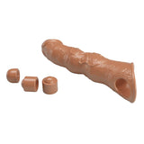 PRETTY LOVE - MANCHON D'EXTENSION PÉNIENNE AJUSTABLE 28 CM Ø 4,5 CM MARRON FOR HIM