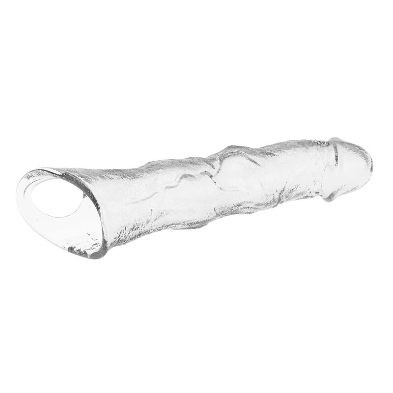 PRETTY LOVE - MANCHON D'EXTENSION PÉNIENNE AJUSTABLE 28 CM Ø 4,5 CM TRANSPARENT FOR HIM