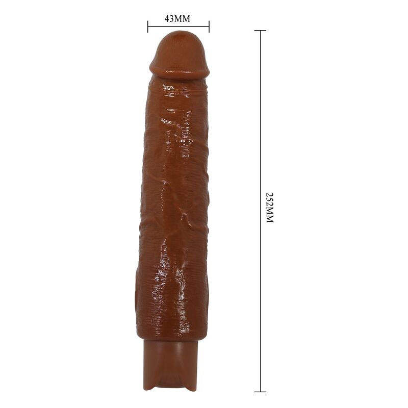 PRETTY LOVE - GAVIN VIBRATEUR RÉALISTE 25 CM Ø 5 CM MARRON PDX EXTREME