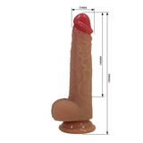PRETTY LOVE - JOVITA GODEMICHET RÉALISTE EN SILICONE AVEC VENTOUSE 19 CM Ø 4,5 CM DILDOS