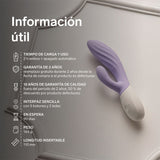 LELO - INA TWIST DOUBLE VIBRATEUR LAPIN POUR LE POINT G ET LE CLITORIS LAVANDE LELO