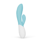LELO - INA TWIST DOUBLE VIBRATEUR LAPIN POUR LE POINT G ET LE CLITORIS BLEU LELO